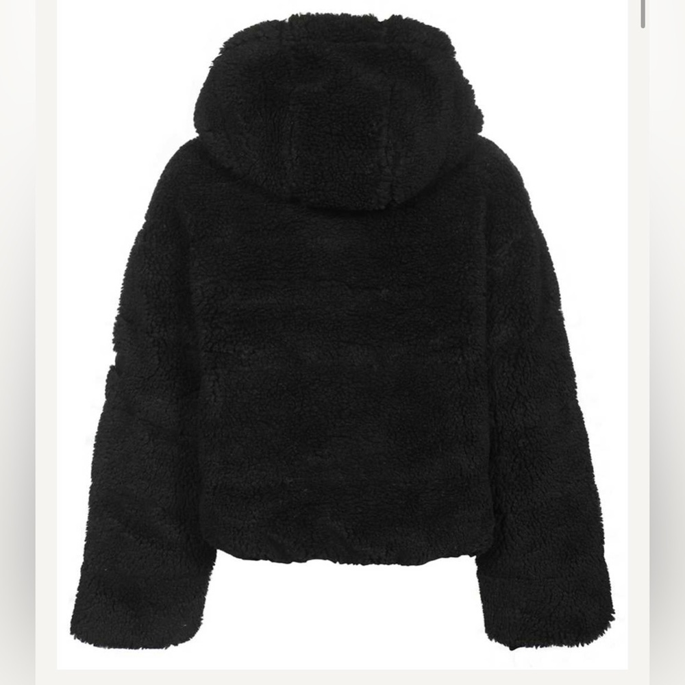 HUNTER WANDERER SHERPA PUFFER Jacket - Black Size XL - Picture 5 of 11